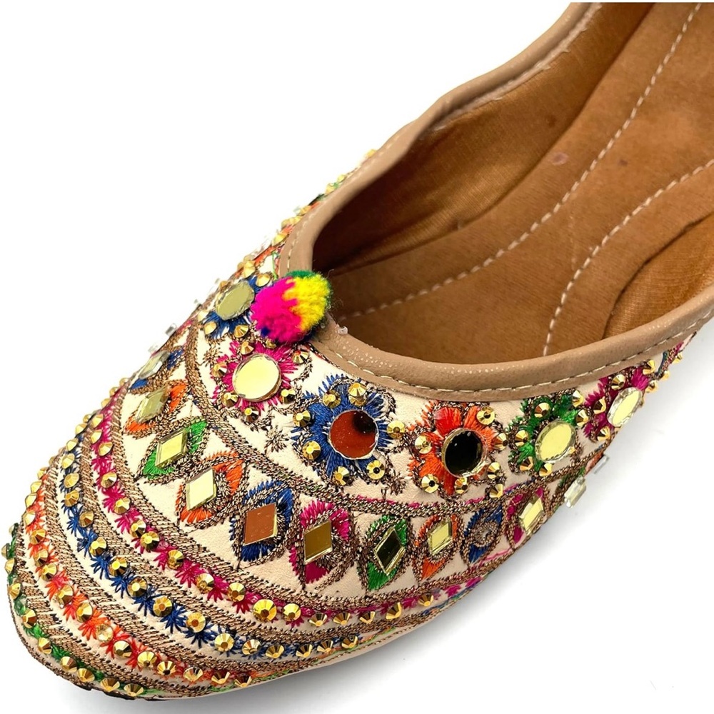 Colorful Embellished Women's Flats - size 8.5 - Picture 6 of 6